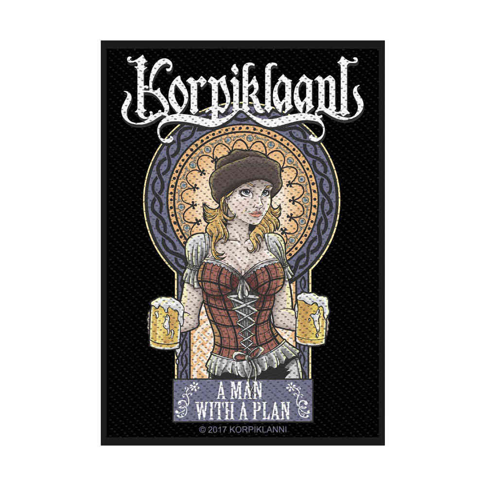 Korpiklaani - A Man With A Plan Patch - Multicolours